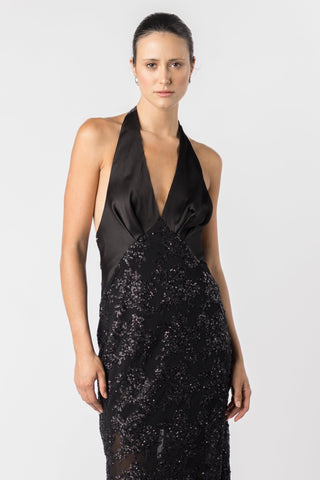 CLOE' DRESS - NOIR ÉCLAT - One Fell Swoop