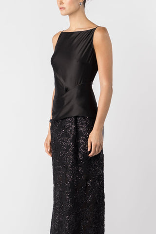 DÉGAGÉ DRESS - NOIR ÉCLAT - One Fell Swoop