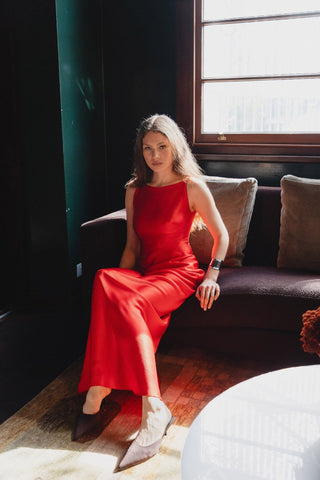 DEGAGE DRESS - TORII SATIN - One Fell Swoop