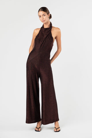 EMMEL JUMPSUIT - ESPRESSO - One Fell Swoop