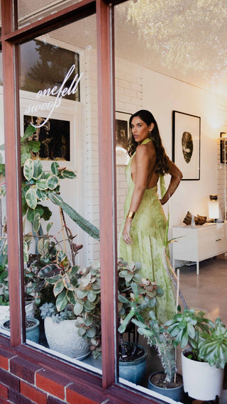 GEMMA DRESS - KIMONO BROCADE - One Fell Swoop