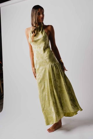 GEMMA DRESS - KIMONO BROCADE - One Fell Swoop