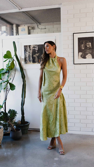 GEMMA DRESS - KIMONO BROCADE - One Fell Swoop