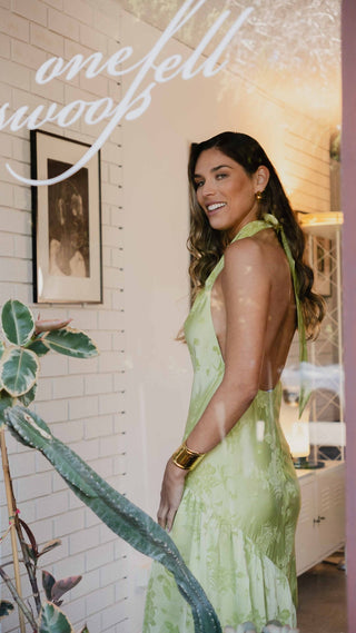 GEMMA DRESS - KIMONO BROCADE - One Fell Swoop