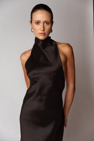 KRISTINA DRESS - NOIR - One Fell Swoop