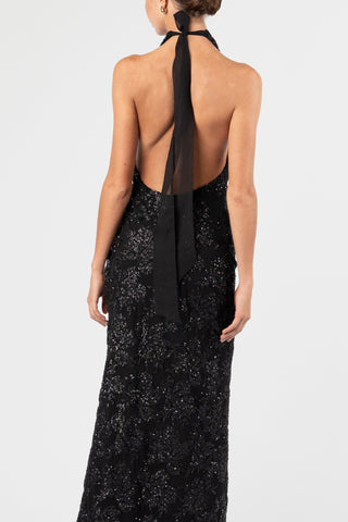 KRISTINA DRESS - NOIR ÉCLAT - One Fell Swoop