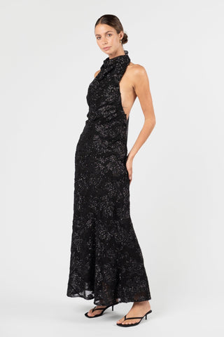 KRISTINA DRESS - NOIR ÉCLAT - One Fell Swoop