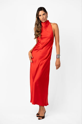 KRISTINA DRESS - TORII SATIN - One Fell Swoop