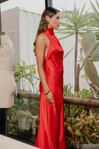 KRISTINA DRESS - TORII SATIN - One Fell Swoop