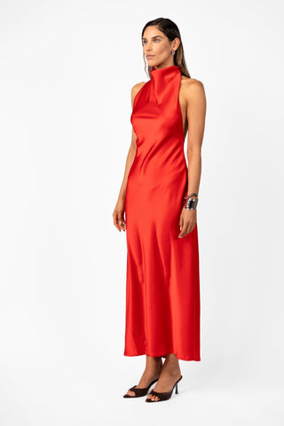 KRISTINA DRESS - TORII SATIN - One Fell Swoop