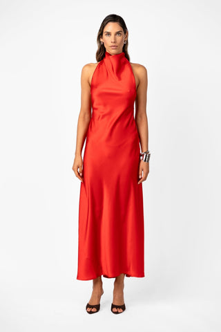 KRISTINA DRESS - TORII SATIN - One Fell Swoop