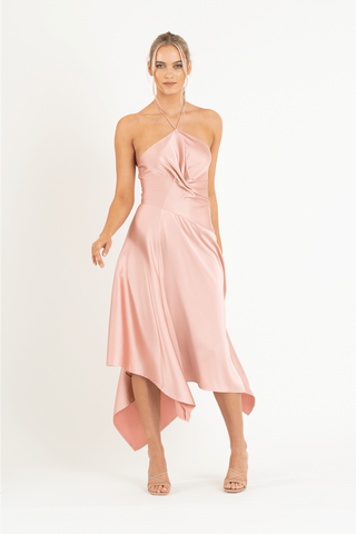 LILY MIDI IN NEW DUSTY ROSE - One Fell Swoop