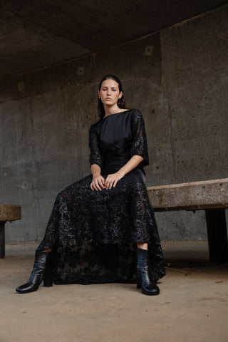 MONICA GOWN - NOIR ÉCLAT - One Fell Swoop