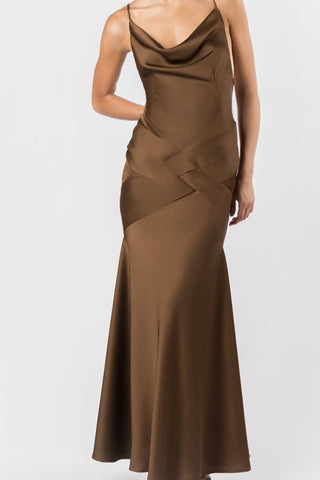 ORI MAXI SLIP - KOBICHA SATIN - One Fell Swoop