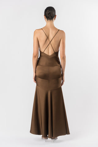 ORI MAXI SLIP - KOBICHA SATIN - One Fell Swoop