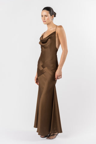 ORI MAXI SLIP - KOBICHA SATIN - One Fell Swoop
