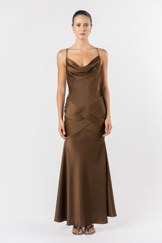 ORI MAXI SLIP - KOBICHA SATIN - One Fell Swoop