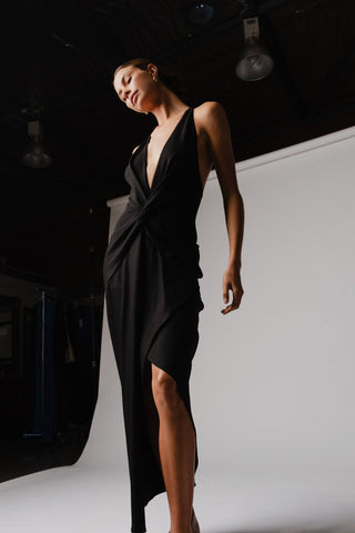 PHOENIX DRESS - BLACK - One Fell Swoop