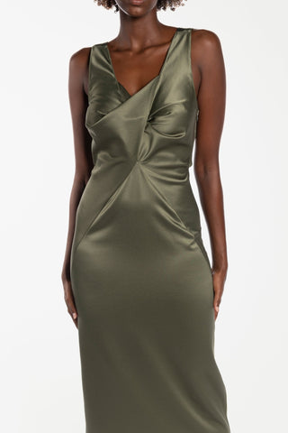 ALABASTRA DRESS - MAPLE SATIN - One Fell Swoop