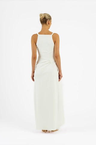 ALINA DRESS - IVORY CREPE - One Fell Swoop