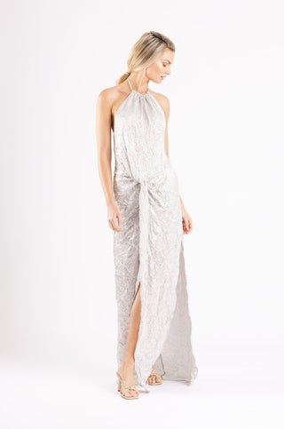 ANDREA MAXI IN SILVER VARAKH - One Fell Swoop