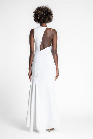 DAKOTA GOWN - IVORY CREPE - One Fell Swoop