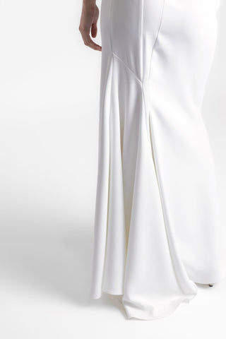 DAKOTA GOWN - IVORY CREPE - One Fell Swoop