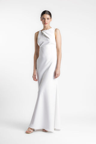DAKOTA GOWN - IVORY CREPE - One Fell Swoop