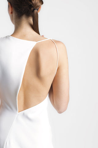 DAKOTA GOWN - IVORY CREPE - One Fell Swoop