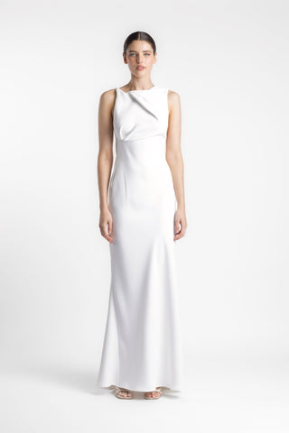 DAKOTA GOWN - IVORY CREPE - One Fell Swoop