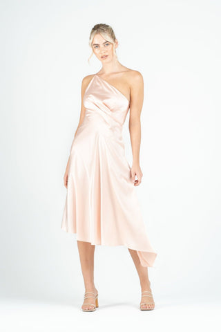 DEITY DRESS IN CANTALOUPE - One Fell Swoop