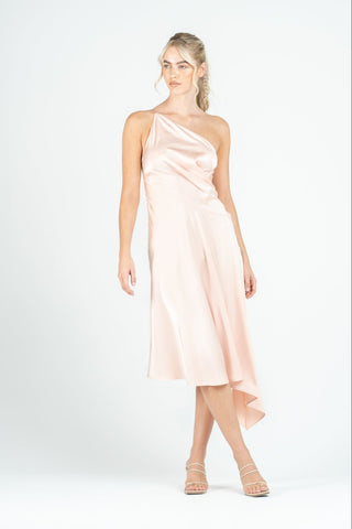 DEITY DRESS IN CANTALOUPE - One Fell Swoop