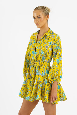 ELLA SHIRT DRESS - POSITANO PRINT - One Fell Swoop