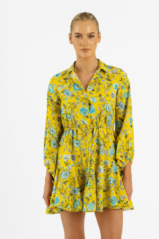 ELLA SHIRT DRESS - POSITANO PRINT - One Fell Swoop