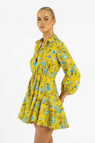 ELLA SHIRT DRESS - POSITANO PRINT - One Fell Swoop