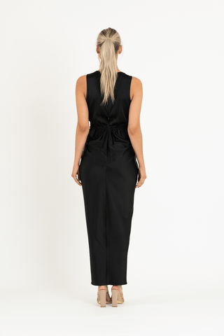 GAIA MAXI IN NEW BLACK - One Fell Swoop