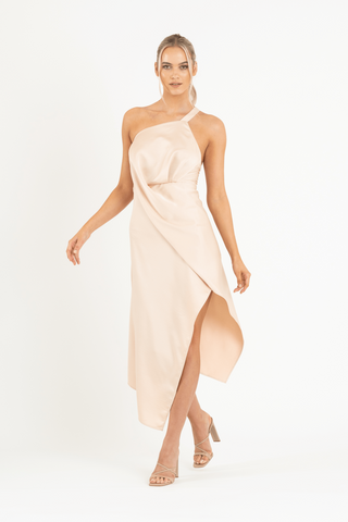 HARLEQUIN DRESS IN MAGNOLIA - One Fell Swoop