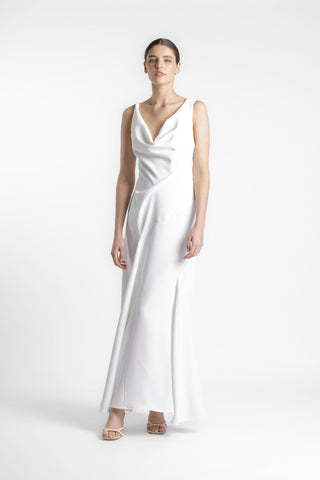 MARTINA MAXI - IVORY CREPE - One Fell Swoop