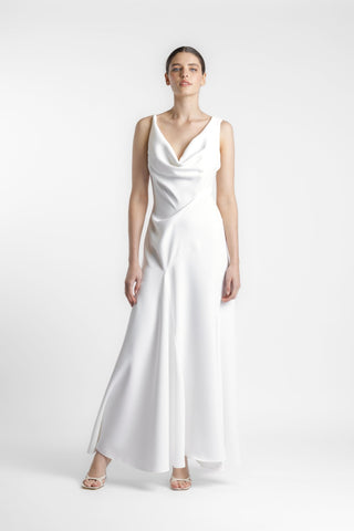 MARTINA MAXI - IVORY CREPE - One Fell Swoop