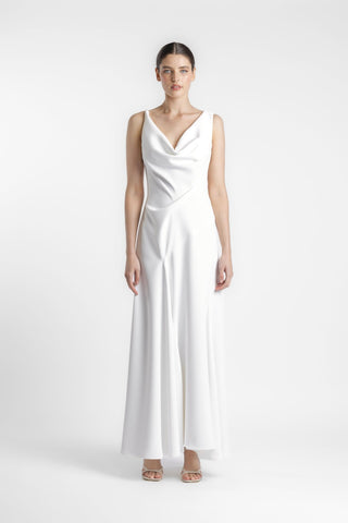 MARTINA MAXI - IVORY CREPE - One Fell Swoop