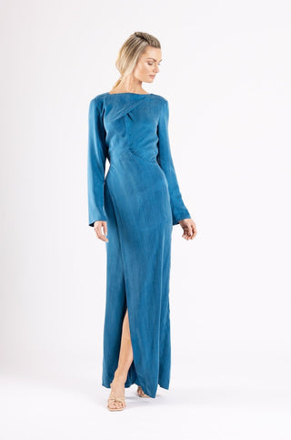RITUAL MAXI IN EGYPTIAN BLUE - One Fell Swoop