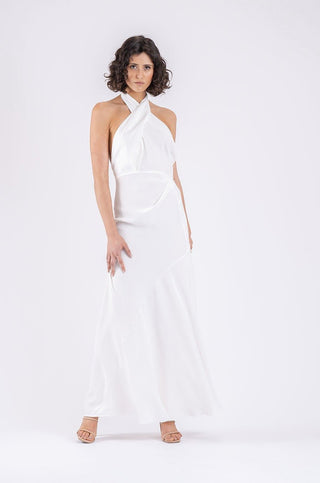 ZION MAXI IN RUNWAY WHITE MATTE - One Fell Swoop