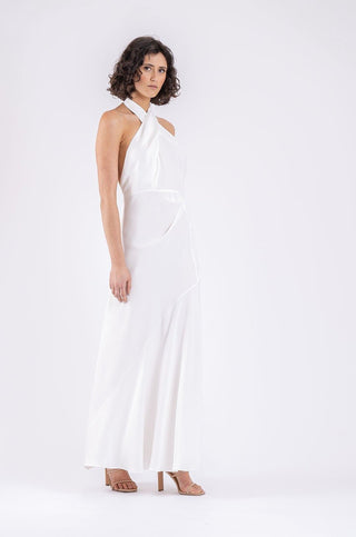 ZION MAXI IN RUNWAY WHITE MATTE - One Fell Swoop