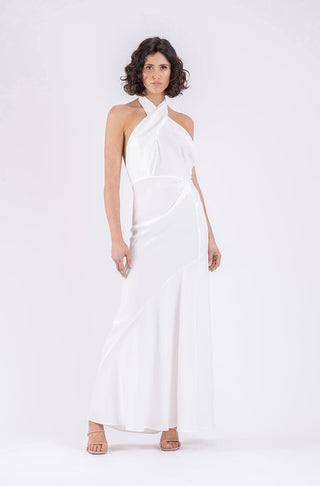 ZION MAXI IN RUNWAY WHITE MATTE - One Fell Swoop