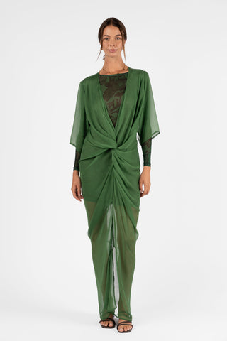 ALEX KIMONO SLEEVE MAXI - MATILDA GEORGETTE  FRONT