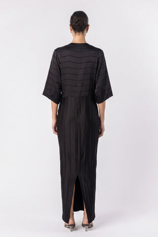 ALEX KIMONO IN RAVEN BLACK - One Fell Swoop
