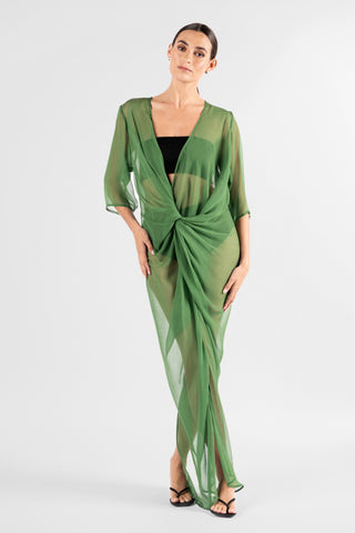 ALEX KIMONO MATILDA SHEER GEORGETTE FRONT