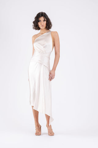 TEMPTATION DRESS IN MOTHER OF PEARL