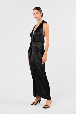TALIA DRESS - OBSIDIAN