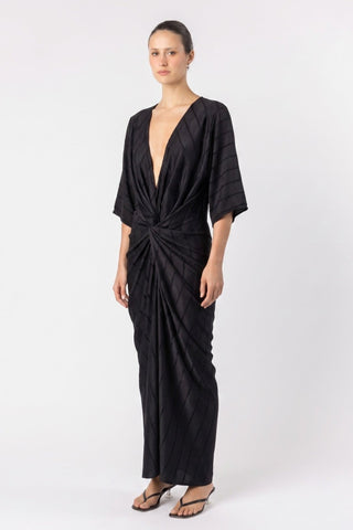 ALEX KIMONO IN RAVEN BLACK - One Fell Swoop